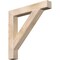 Ekena Millwork Traditional Block Smooth Bracket, Douglas Fir, 3 1/2"W x 26"D x 26"H BKT04X26X26TRA05SDF - alternate 1